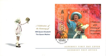 Alderney 2000 - MICHEL Blok 8 - FDC