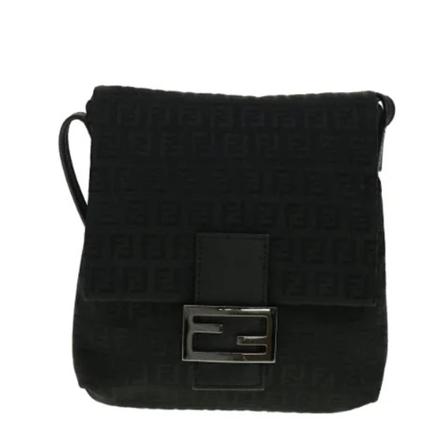 Fendi Vintage Pre-owned Tas , Zwart , Dames , Maat: ONE Size Vintage Tassen