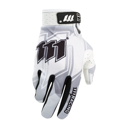 111Racing 111 RA MX Gloves White/Black L