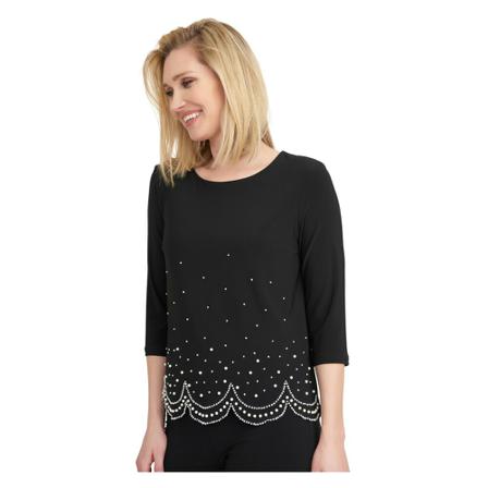 Joseph Ribkoff, 203247 11 Blouse Zwart, Dames, Maat:S