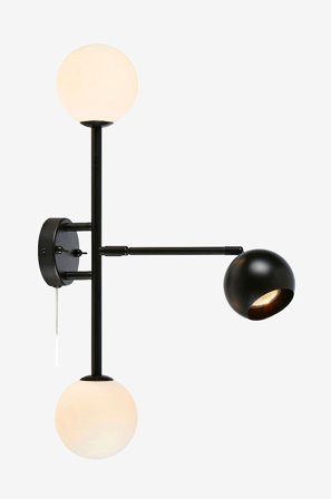 Markslöjd - Vegglampe BESIDE 3L - Svart - Vegglamper - Fra Homeroom