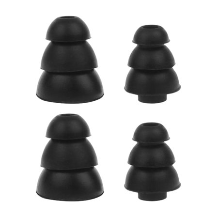 2-pars cover Öronkuddar Hörlurar In-ear Buds Öronspetsar Öronsnäcka Silikon case Kudde för Shure E3C E3G E4C