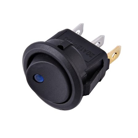 12V SPST Rund Strömbrytare På Av för Bil Van Båt Instrumentbräda Ljus