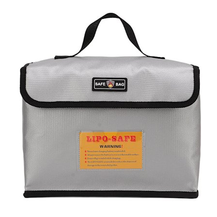 Bærbar brandsikker tagbatteri beskyttende opbevaringspose - Lithiumbatteri eksplosionssikker taske med lynlås