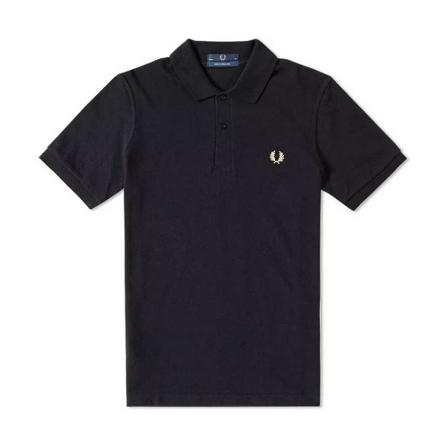 Fred Perry Reissues Original Plain Polo Sort, Herre