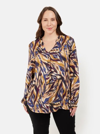 CISO - Bluse - Brun mix