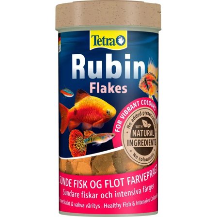 Tetra Rubin Flakes Fiskefôr - 250ml