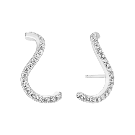 Sif Jakobs Jewellery Ellera Waves Earrings Örhängen Dam Silver ONESIZE