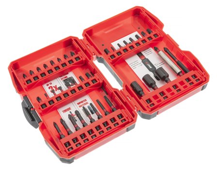 PELA 507850 Bitssats 38 delar, Borra & mejsla