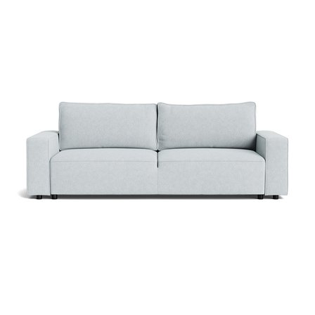 Venice 3 Personers Sovesofa m/Opbevaring - Aragon Krystal Blå - 246x100x90cm - Praktisk & Stilfuld sovesofa til Afslapning og Hygge for Hele Familien