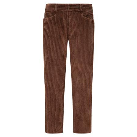 Maison Margiela, Straight Trousers Rood, Heren, Maat:S