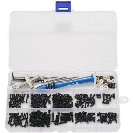 M2 M2.5 M3 Ristipääruuvi Kiinnityssarja Kuusiokoloavain Kääntövarren Tappi Ruuvi 144001 1/14 RC Auton Varaosiin