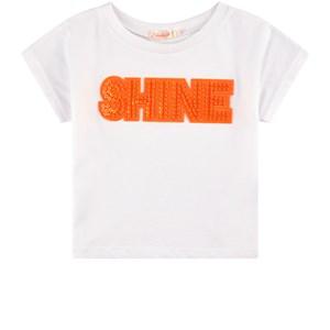 Billieblush White Shine T-Shirt - Tops - 3 years - White