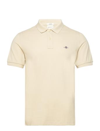 Slim Shield Ss Pique Polo Beige GANT