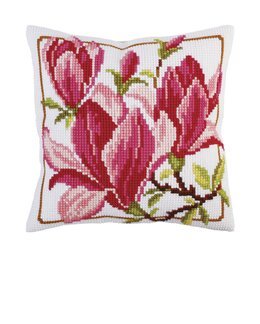 Broderikit Pude Magnolia - Collection D'Art