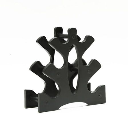 Käsipainoteline 3-kerroksinen helppo asennus PP Pieni käsipainopidike Kuntoiluvälineiden tarvikkeet