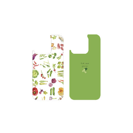 Print Pack iPhone 12 Pro Max / 13 Pro Max / 14 Pro Max / 15 Pro Max / 16 Pro Max Veggie Green