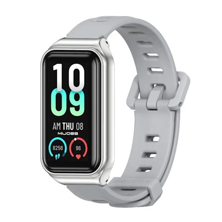 Silikonarmband kompatibelt med Amazfit Band 7 Armband Mjukt Klockarmband Ersättningsarmband kompatibelt med Amazfit 7 Band Vattentätt Klockarmband