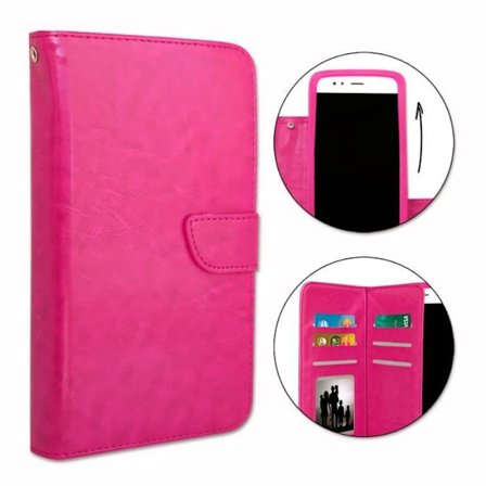 Housse folio - PH26 - ZTE Prestige - Ekologinen keinonahka fuksia - Magneettisuljin - Yleisversio