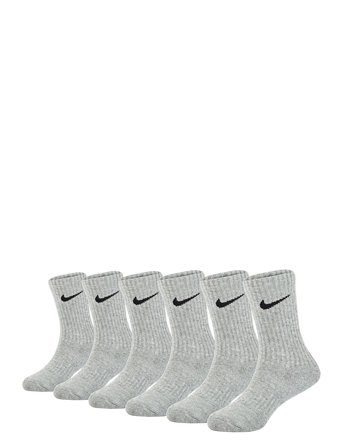 Nike | 6W-6Pk Crew Sock | 5-7Y