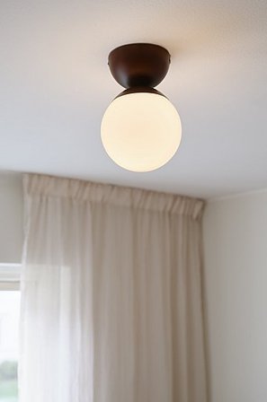 LEAH wand-/plafondlamp bruin - Koop Plafondlampen bij Jotex