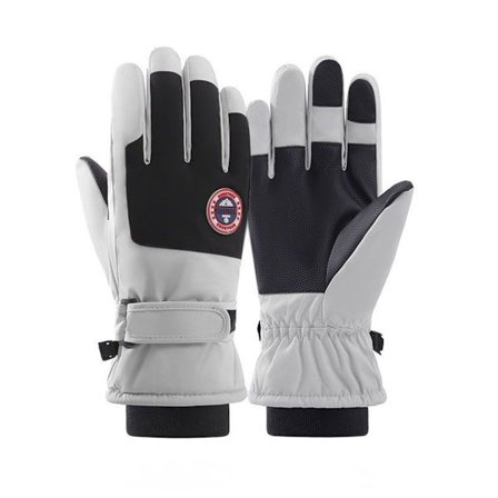 Vattentäta skidhandskar vinter touch screen plus varma sammetshandskar