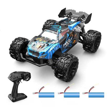 20 km/h tehomoottori 2.4G 2WD RC Drift -auto, iso RC-kuorma-auto, itsenäinen iskunvaimennin, törmäyksenestoauto, ajoneuvo, aikuisten lasten lelu, 