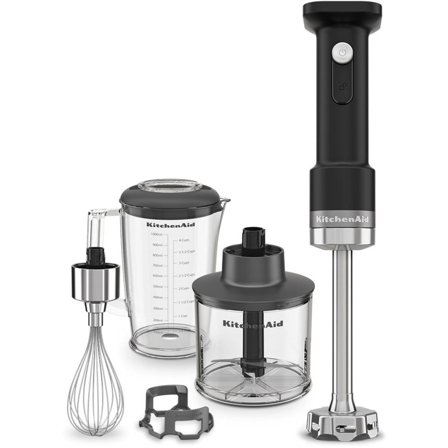 Kitchenaid sladdlös stavmixerset, mattsvart | Köksmaskiner > Stavmixer | Bagaren och Kocken