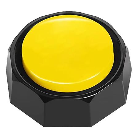 Koiran painikkeet viestintään, puhuvat painikkeet koirille, 9 tallennettavaa äänipainiketta Yellow