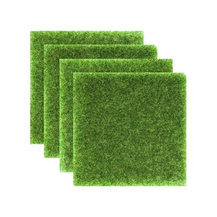 8 st konstgräs 50x50cm, konstgjord gräsmatta för hobby, dekoration & landskap_OF