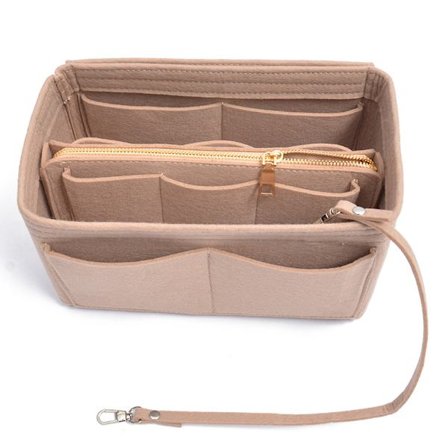 Feltväska Insats Organizer Bärbar Kosmetikaväska Passar
