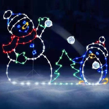 Julemand Lys Led Lamper Dekorationer Til Udendørs Indkørsel Have