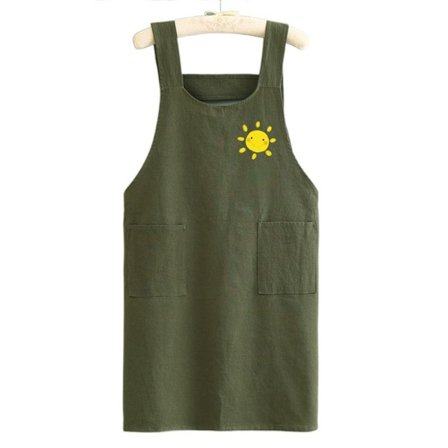 Keittiöesiliinat Aikuisten vyötäröesiliinat ARMY GREEN