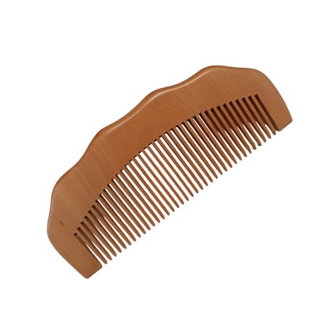 Banan Trä Kam Naturligt Material Antistatisk Plan För Smidig Hårvård