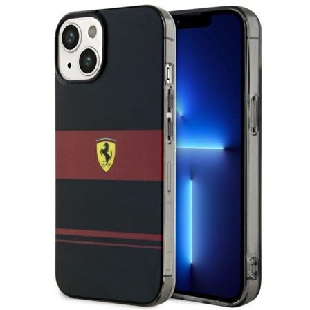 Ferrari FEHMP14SUCOK iPhone 14 6,1" svart/svart hårda fodral IMD Combi Magsafe