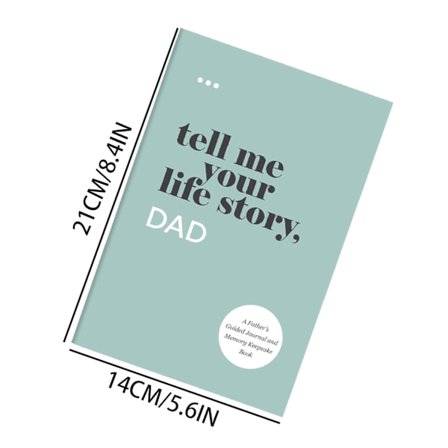 Pappa, jeg vil høre historien din Notatbok Livsregistreringsplanleggingsnotatbok - Engelsk farge: Mormor størrelse
