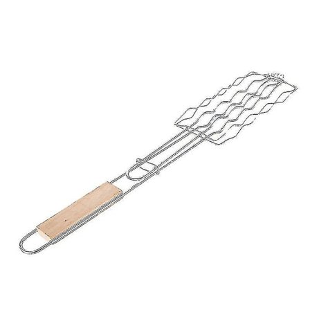 Grilltilbehør Grillverktøy, Trehåndtak Pølsetang Grilltang Grønnsakstang/NC/