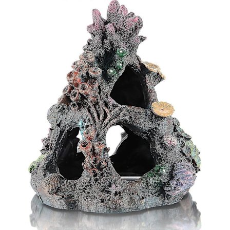 Akvaario Koriste Korallikallio Vuoristo Luola Taistelukala Koristeet