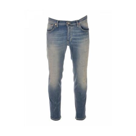 Dondup, Slim-fit Jeans Blauw, Heren, Maat:W31,elastaan
