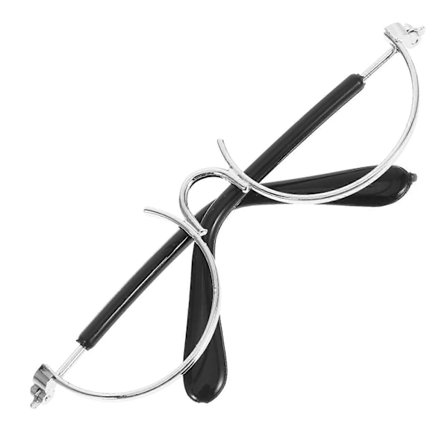 Mini Dukke Briller Metal Tråd Legetøj Briller Plys Dyr Briller Dukke Kostume Tilbehør Til Diy Fest Briller Dukke Fremstillingsmaterialer[D]