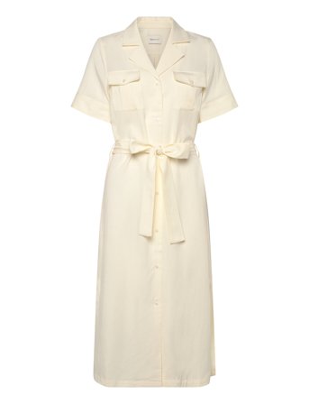 GANT Reg Pocket Dress - Cream - 44