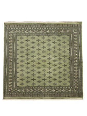 Medalionowy Duży Bucharski 2Ply Dywan 239X249 Wełna