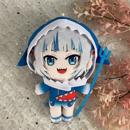 Virtuell YouTuber Hololive Plyschleksak Gawr Gura Oozora Subaru Houshou Marine Inugami Korone Gosedjur Present till Fans Födelsedag