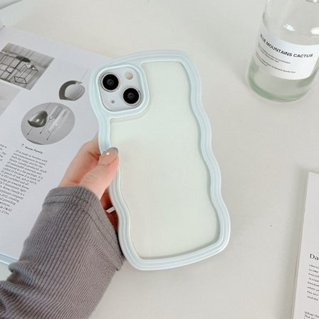 iPhone 17 vaaleansininen suojakotelo, jossa on turvatyyny ja pudotussuoja