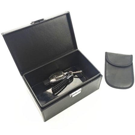 Ekstra Stor Faraday-boks for Bilnøkler RFID Tyverisikring Bur for Bilsikkerhet Nøkkeloppbevaringsboks/NC/