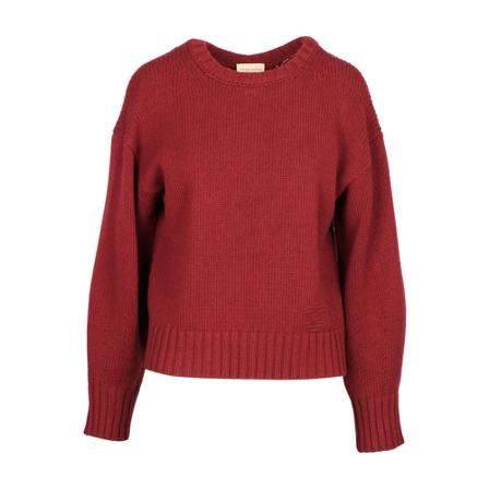 Semicouture Round-neck Strik Rød, Dame Striktrøjer