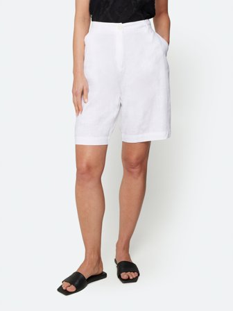 B. COPENHAGEN - Hør Shorts - Hvid