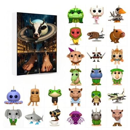 Italiensk Brainrot Tung Sahur Figur Blind Box Tralalero Figurer