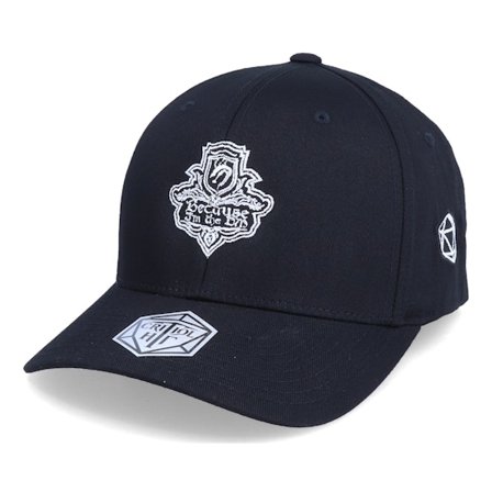 Critiql Hit - Sort flexfit Kasket - Because Im Dm Emblem Black Flexfit @ Hatstore