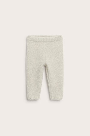 Kappahl | Legginsy z dzianiny bouclé | Melanżowy beż